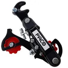 Cambio traseiro 6 velocidades paco com gancheira bicicleta bike roda livre 6 vel