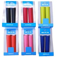 Manopla punho mtb gta nbr macia tipo silicone 135mm em cores conforto, aderência e alta performance