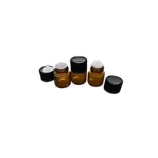 Frascos vidro âmbar Gotejador 1ml