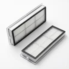 Kit 2 Filtros Hepa Laváveis Compatível Xiaomi X10+ X20+ S10+ S20+ Robô Aspirador Alta Filtragem