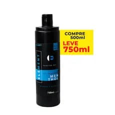 Shaving Gel 750ml Menthol Element - Alfa Look's - Melhor Gel de Barbear