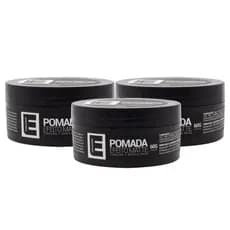 3 Uni Pomada Matte Com Efeito Seco Para Cabelo 60g Evolution Barber