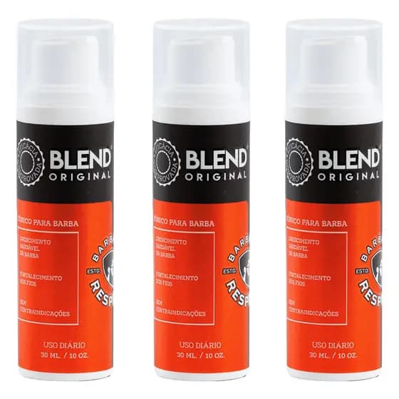 TÔNICO PARA CRESCER BARBA 3 UNIDADES - KIT PARA CRESCIMENTO DE BARBA