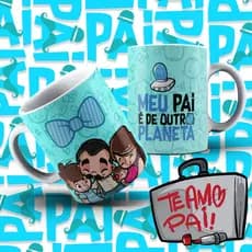 Artes Impressa Tema: Dia dos PAIS c/ 9 Imagens Já Prontas Para Sublimar Canecas
