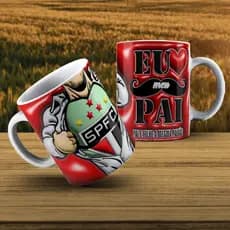 Artes Impressa Tema: TIMES - PAI 3D (INFLADO) c/ 9 Imagens Prontas Para Sublimar Camisetas.