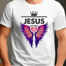 Artes Impressa EVANGÉLICAS 1 c/10 Imagens Tamanho A4 Prontas Pra Sublimar Camisetasem POLIÉSTER.