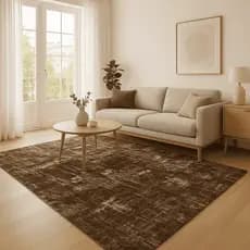 Tapete de Sala Marrom  Tapete Grande 3,00x2,00m, Ideal para Quarto e Sala
