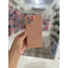 Capa IPhone 13 PRO MAX Silicone Aveludada Protege Câmera Colorida Capinha Anti Impacto