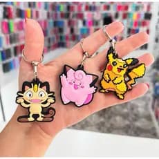 Chaveiro Emborrachado Pokémon – Leve seu monstrinho favorito pra todo lugar!