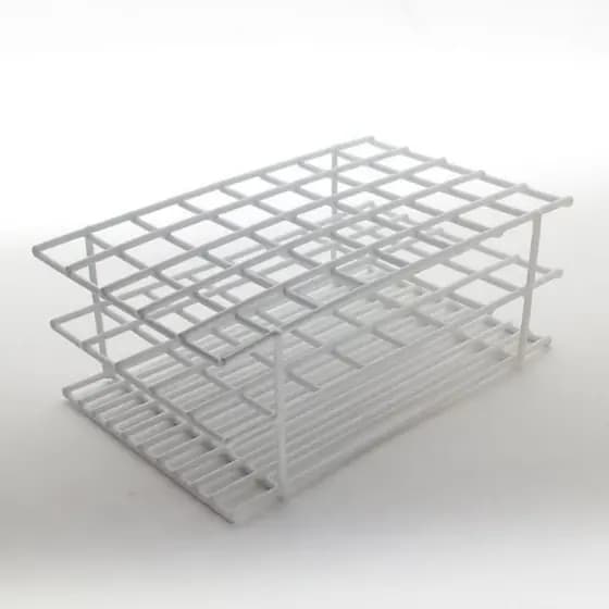 Estante Para Tubos de Ensaio em PVC - Capacidade: 40 Tubos - 20mm