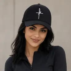 Bone Aba Reta Religião Fé Ajustável Snapback Boné Aba Curva Básico Neymar
