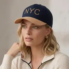 Boné New York City Bordado Aba Curva Ajustavel Premium Fitão