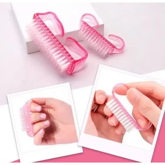 Escovinha De Unhas De Plástico, Multiuso, Limpeza Manicure delicada