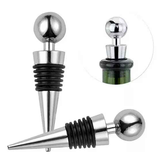 Bico Tampa Dosador Para Bebidas Aço Inox Rolha Pressão Garrafa, Matalico, Funil Dosador