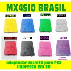 MX4SIO Adaptador leitor cartão de memória para PS2 Sistema OPL