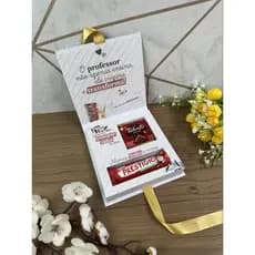 Caixa Presente Dia dos Professores com Chocolate | Lembrancinha Professor Criativa | Presente Professor