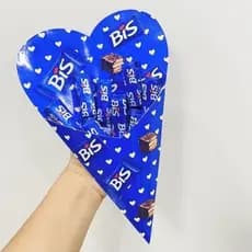 kit com 10 Caixas Buquê Cone para Bombons  Presente Criativo para Revenda