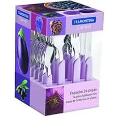 Faqueiro Tramontina Carmel 24 Peças Jogo de Talher Purpura Claro Original