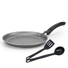 Frigideira para Panqueca Antiaderente com Concha e Espatula