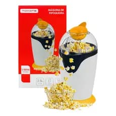 Pipoqueira Elétrica 1100W Sem Óleo – Ar Quente, Preparo Rápido e Saudável – Cinema em Casa – 220V