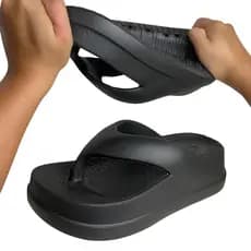 Chinelo Nuvem Tamanco Plataforma Eva Dedo Para Esporao Flexível Conforto