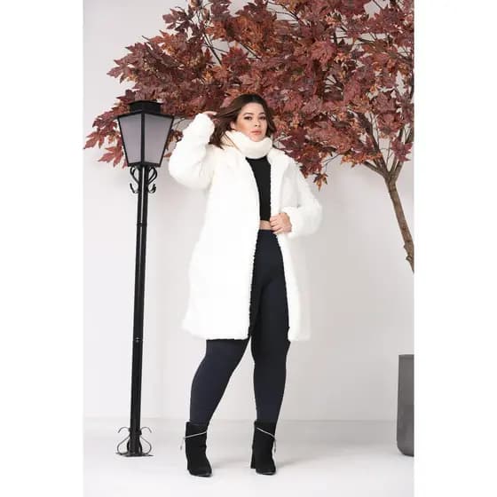 Casaco Sobretudo Teddy Plus Size – Estilo Sofisticado para o Inverno