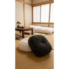 Almofada Futon Japonês Teddy 40x40 Macia Aredondada