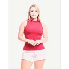 Regata feminina  Canelada com Golinha Dia a Dia academia moda fitness