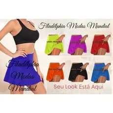 Shorts Saia do 34 ao 50 PP ao XG indicado para academia ciclismo caminhada ao ar livre picina praia uniforme escolar