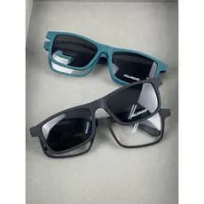 Armação Infantil Criança Acetato Silicone Óculos com Lentes De Grau VERMELHO COM AZUL OIA-34