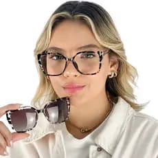 Armação Para Grau Feminino Lançamento Clipon Cf384