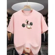 Camiseta Masculina Blusa Feminina Pato Academia Camisa 100% Algodão Blusa Lançamento Envio imediato - K N STORE