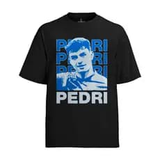 Camiseta Graphic Tee Tshirt Pedri Jogador 1 Barcelona camisa Envio Imediato - K N STORE