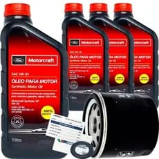 Kit 4 Litros De Oleo 5w30 Motorcraft E Filtro De Oleo Para Ford Ecosport Focus Ka Fiesta