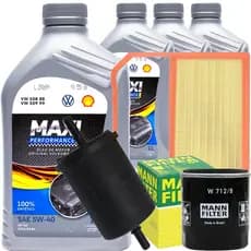 Kit Oleo Vw 5w40 Filtros Gol Polo Up Voyage 1.0 3 Cilindros MPI