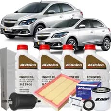 Kit Revisao Oleo Acdelco 5w30 Onix Prisma 1.0 1.4 2012 2013 2014 2015 2016 2017