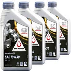 Kit 4 Litros De Óleo Lubrificante Motor Pro Honda 10W30 Mineral Api SP Civic City Fit Cr-V