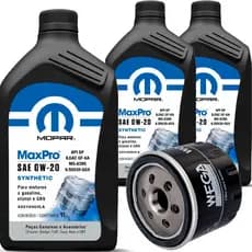 Kit 3 Litros De Oleo 0W20 Mopar E Filtro De Oleo Para Fiat Argo Uno Mobi 1.0 3 Cilindros Firefly