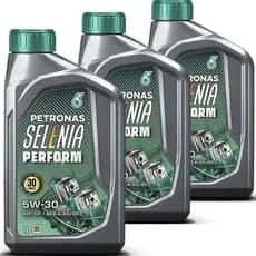Kit 3 Litros De Oleo Lubrificante Motor Petronas Selenia Perform 5W30 Api Sp 100% Sintético