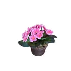 Arranjo de Violeta Rosa Artificial