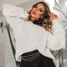 Blusa Tricot Feminina La Grossa Ampla
