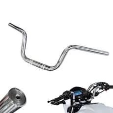 Guidão Cromado Moto CG Cargo 160 Com Suporte Para Peso