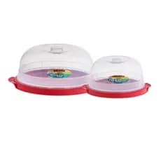 Kit Boleira + Queijeira  Plástico Kit Mantimento Gourmet Mesa Café