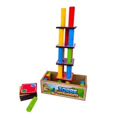 Torre Inteligente Jogo Educativo De Madeira