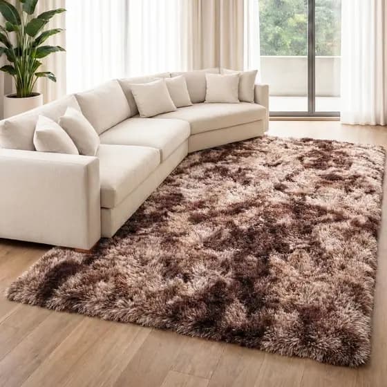 Tapete Peludo 2,50 x 2,00 Grande Felpudo Para Sala e Quarto