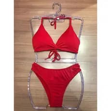 Biquini Aviador Asa Delta G, GG e G1 Moda Praia Blogueira Feminina Verão Conjunto Com Bojo (Inova Stilo)