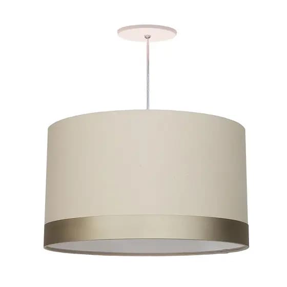 Luminaria de Teto Pendente Faixa Bronze 40x25 Bronze