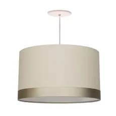 Luminaria de Teto Pendente Faixa Bronze 40x25 Bronze