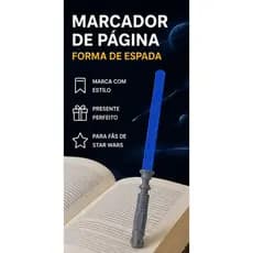 Kit 3 Marcadores de Página Espada Sabre Coloridos 17cm | Marcador para Livros, HQs, Mangás e Bíblia
