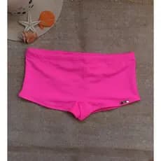 Sunga boxer adulto masculina de natação shortinho box neon rosa.